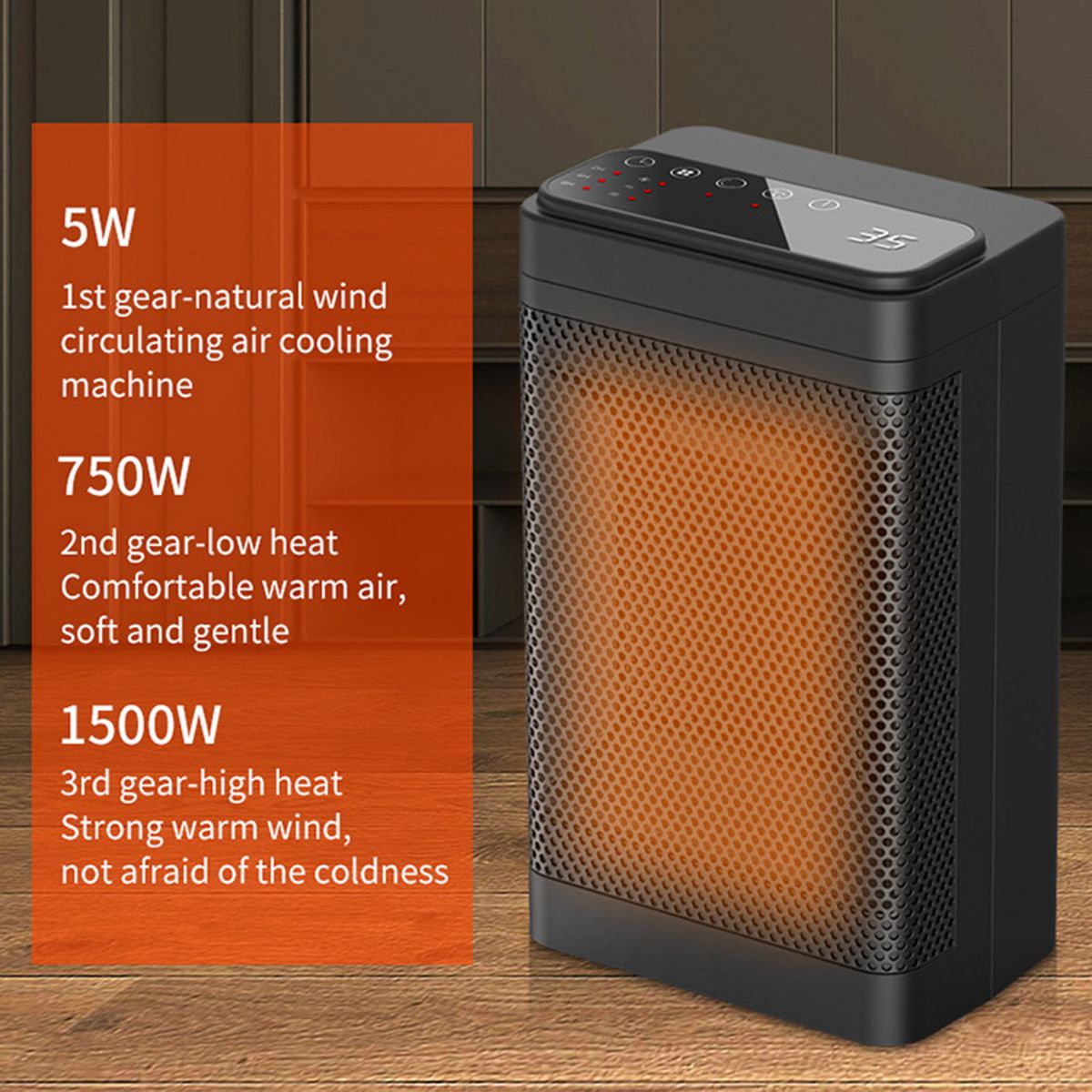 Electric Heater Desktop Mini PTC Heater Household Fast