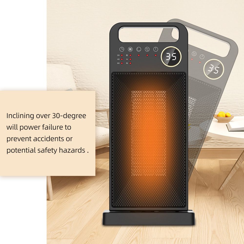 Heater Household 3 Speed Touch Screen Remote Control Mini