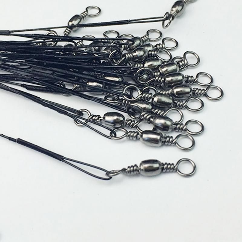 Line Leash Lure Line Trace Wire Leader Swivel Snap