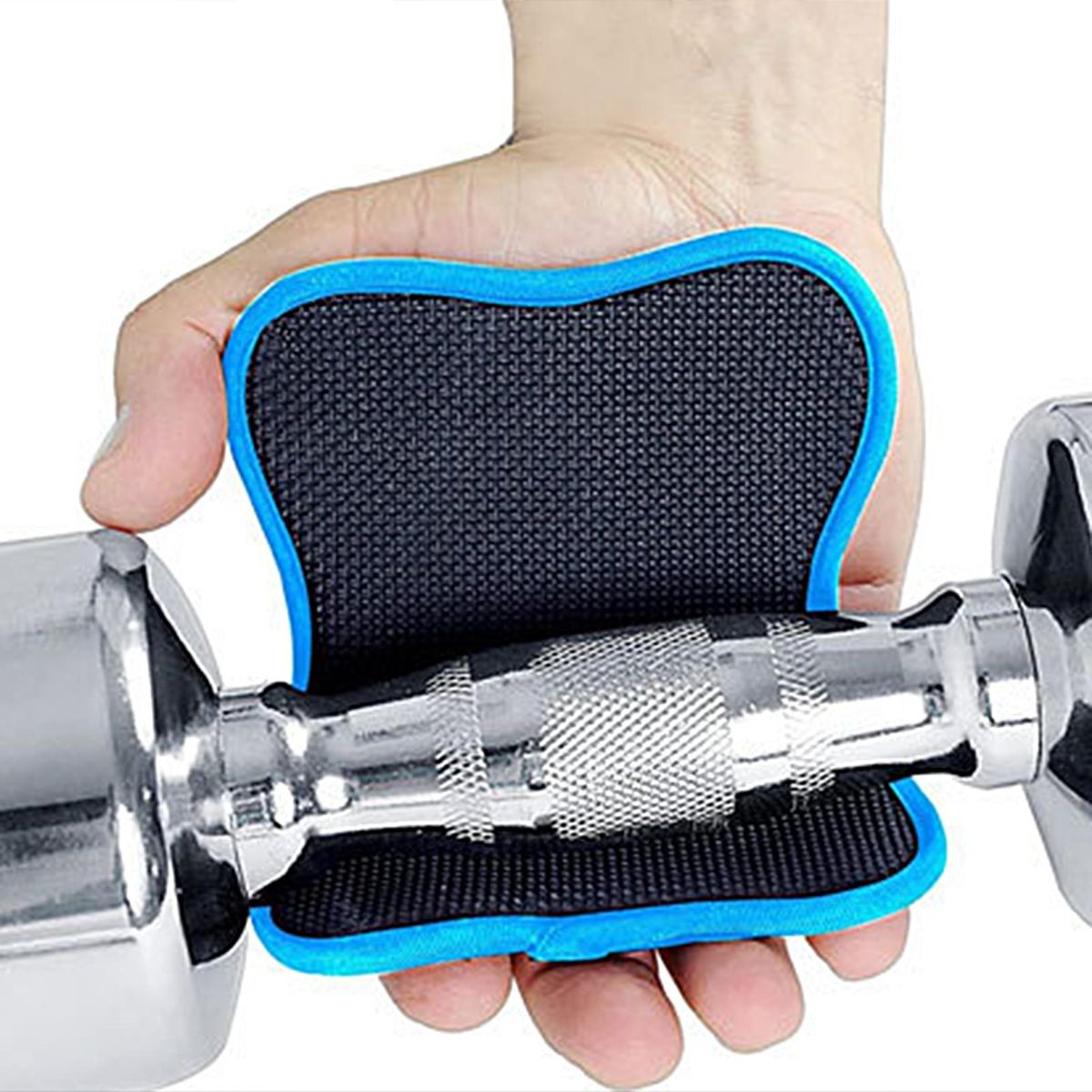 1 Pair Dumbbell Handle Mat Anti-break Dumbbell Handle Mat Blue