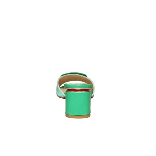 Multi Green Slippers