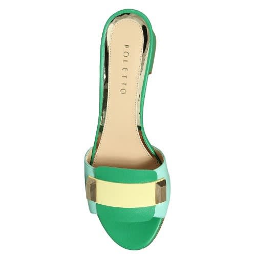 Multi Green Slippers