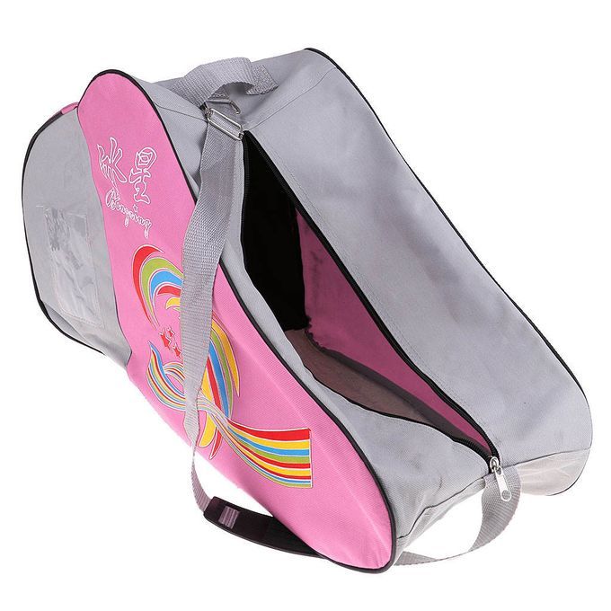 Inline Roller Skating Boots Shoes Skates Protective Gears Set Pink