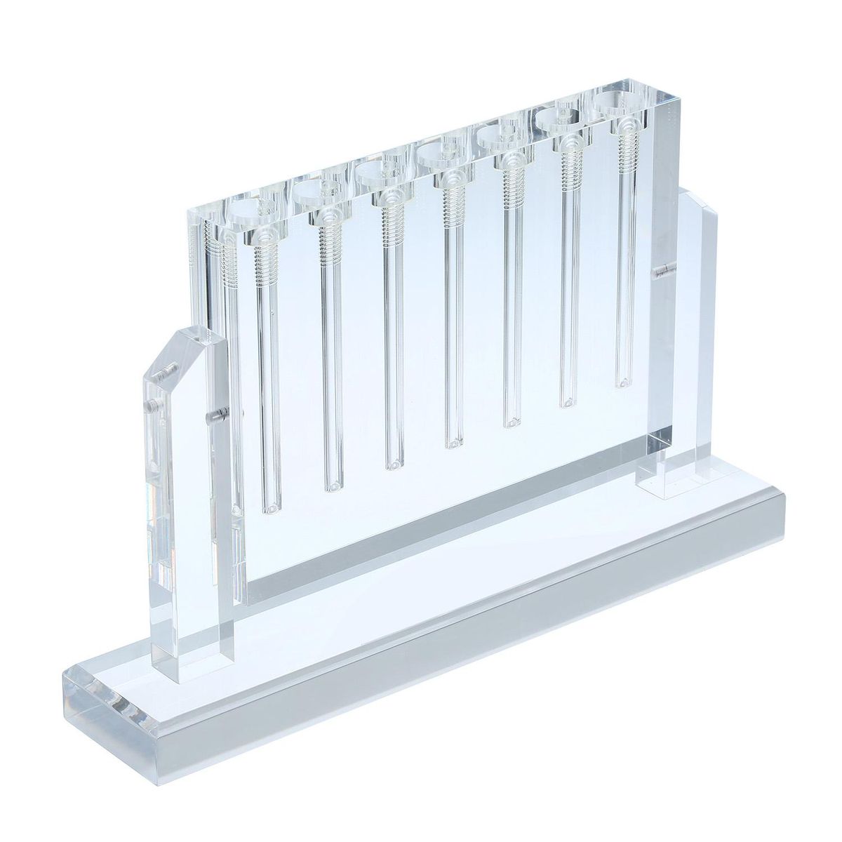 7 Tubes Automobile Oil Quality Comparator Transmission Oil Viscosity Tester Comparator Transparent Glass Tester Demonstration Stand