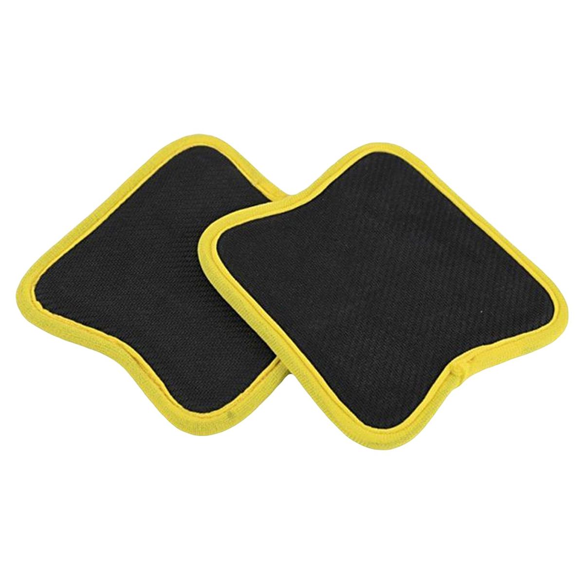 1 Pair Dumbbell Grip Cover Anti-break Dumbbell Handle Mat Yellow