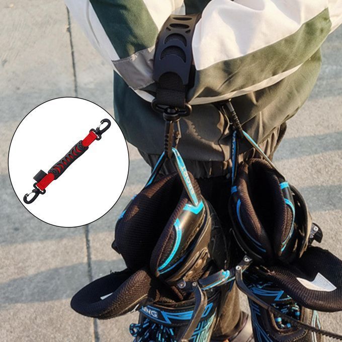 Skating Shoes Carrier Strap Inline Skates Lifter Durable Ski Black