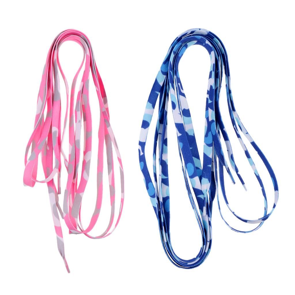 2 Pairs Men & Women Shoelace For Roller Skates Boots Hockey Skates