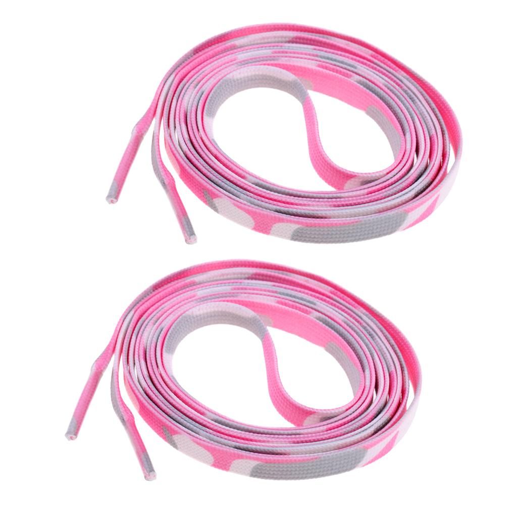 2 Pairs Men & Women Shoelace For Roller Skates Boots Hockey Skates