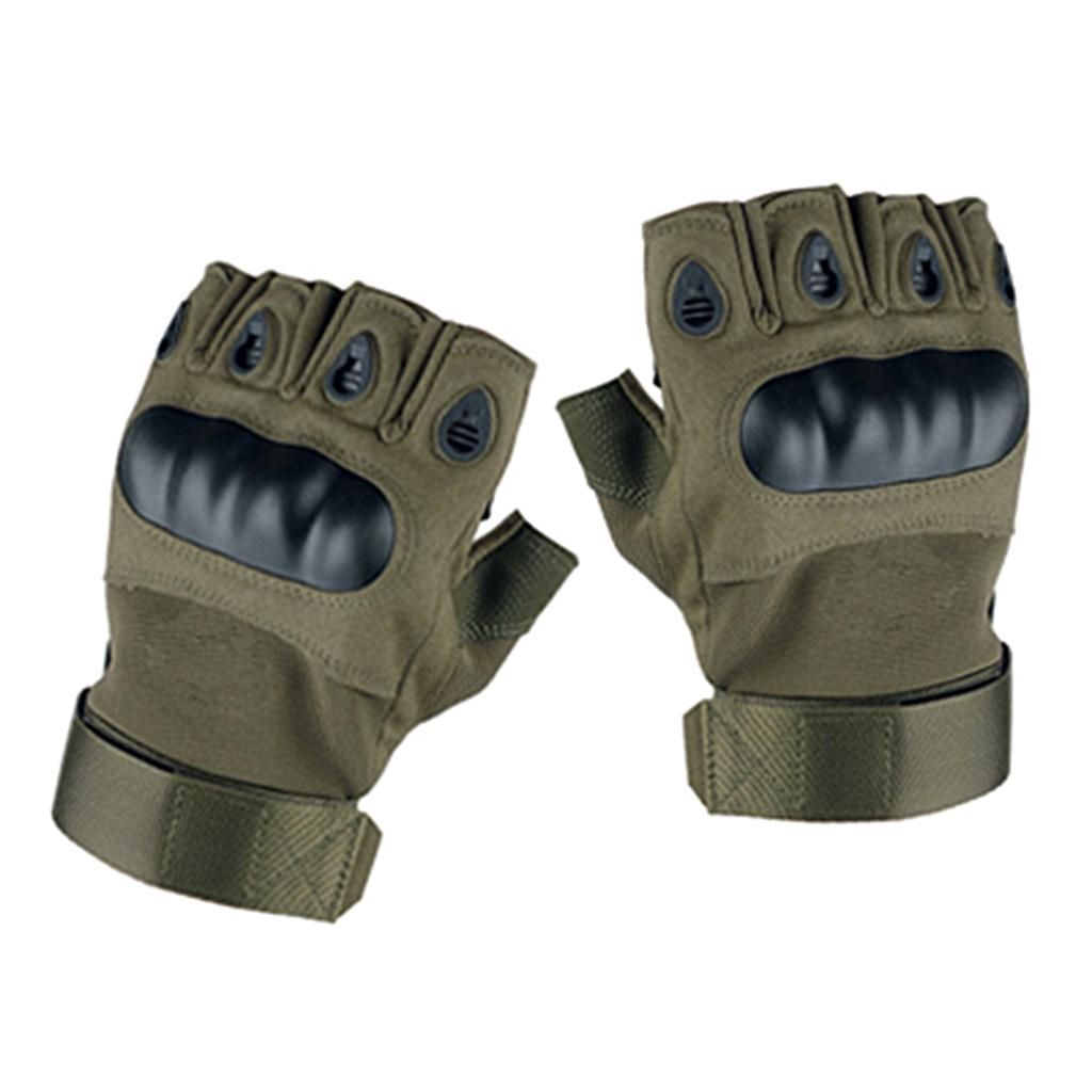 Half Finger  Anti-Skid Sports  For Fighting L  Green