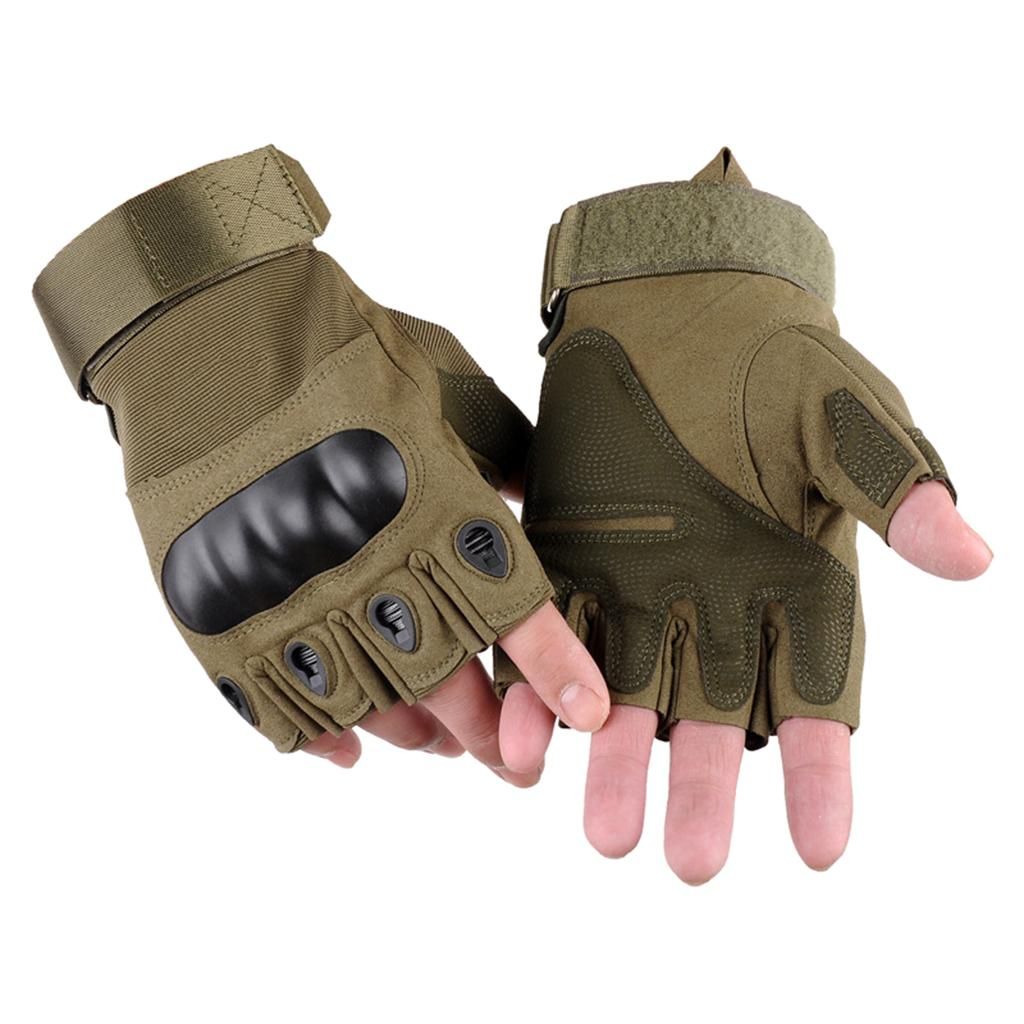 Half Finger  Anti-Skid Sports  For Fighting L  Green