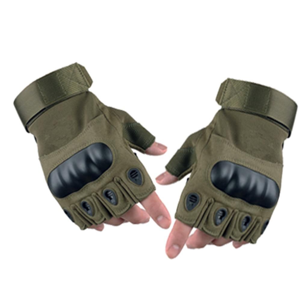 Half Finger  Anti-Skid Sports  For Fighting L  Green