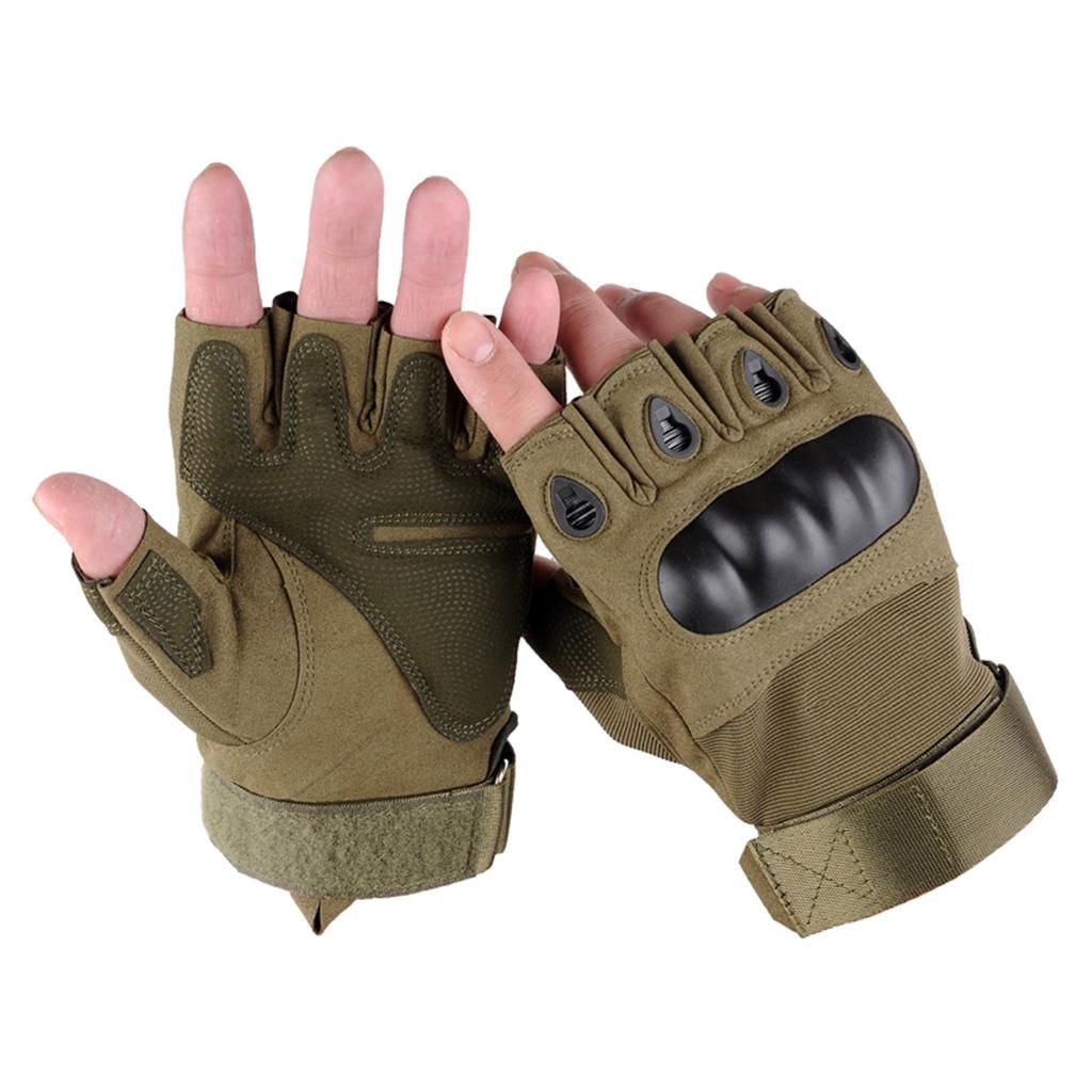 Half Finger  Anti-Skid Sports  For Fighting L  Green