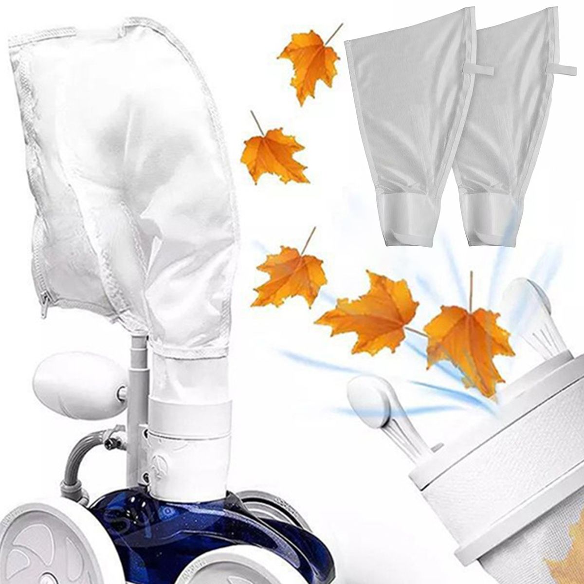 All Purpose Bag Delicate Sewing Pool Cleaner Bag White