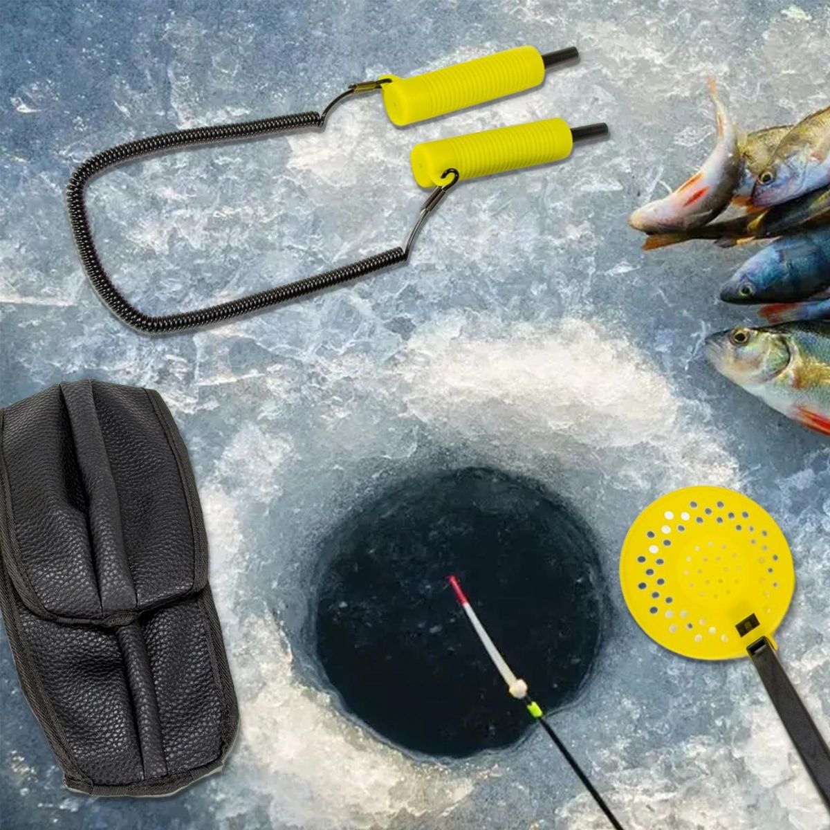 1 Set Ice Fishing Protection Gear Long Lasting Ice Fishing Equipment Kit