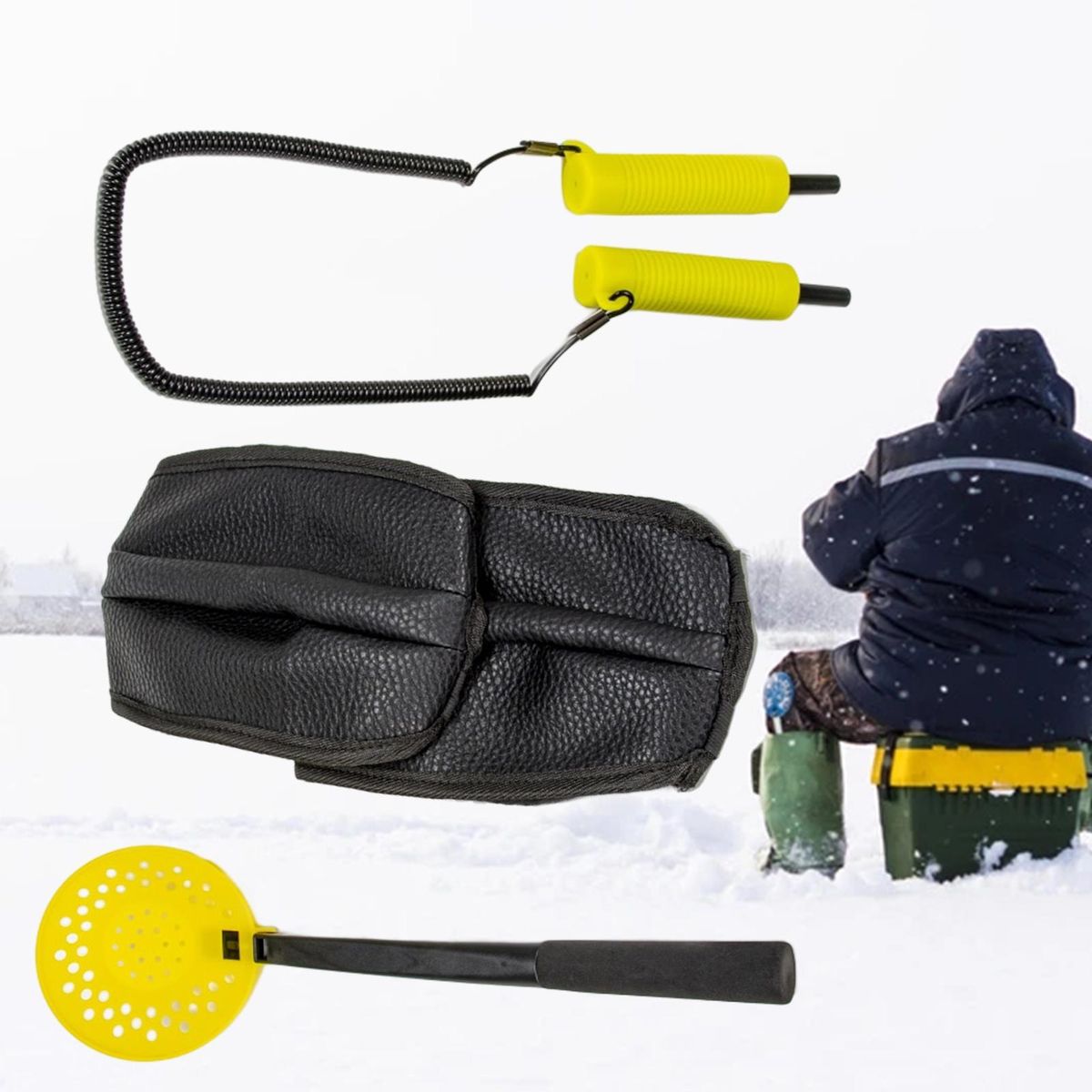 1 Set Ice Fishing Protection Gear Long Lasting Ice Fishing Equipment Kit
