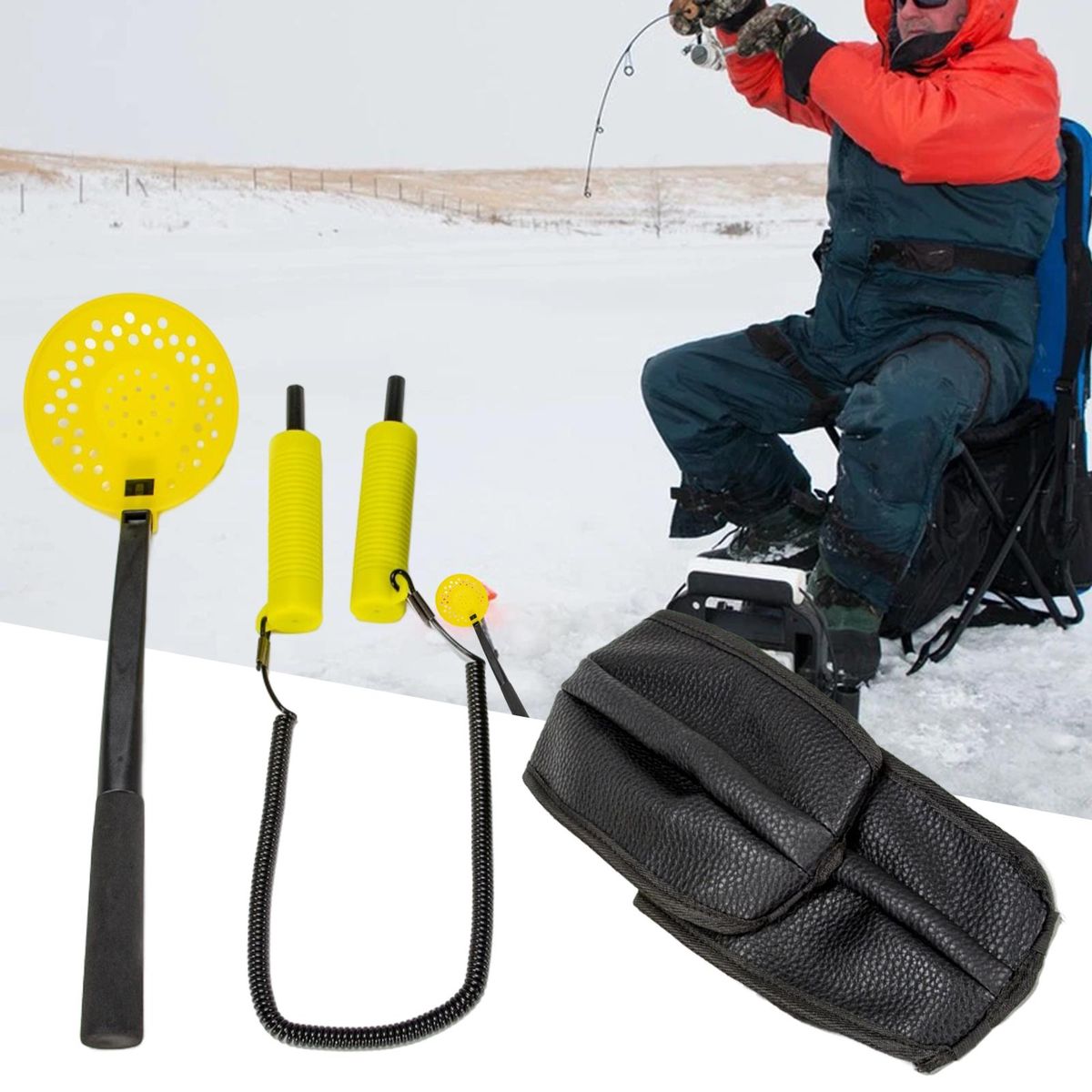 1 Set Ice Fishing Protection Gear Long Lasting Ice Fishing Equipment Kit