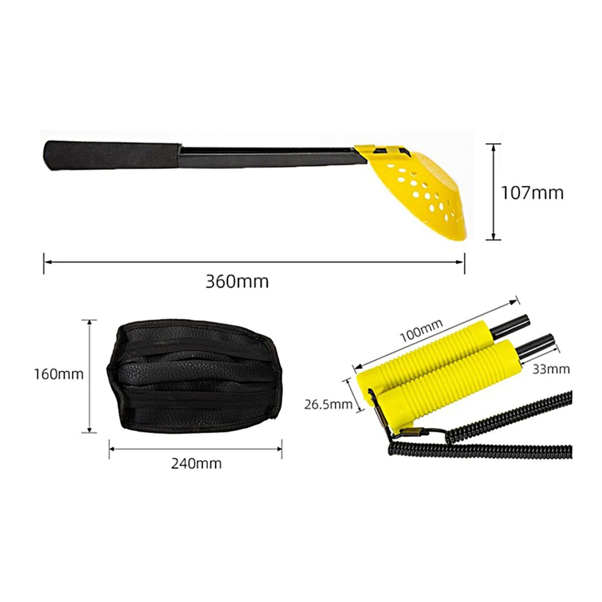 1 Set Ice Fishing Protection Gear Long Lasting Ice Fishing Equipment Kit