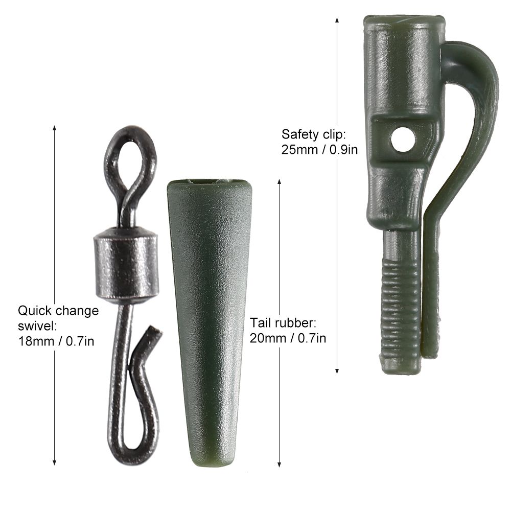 Fishing Accessories Tackle Set Rubber Sleeve Chod Beads Big