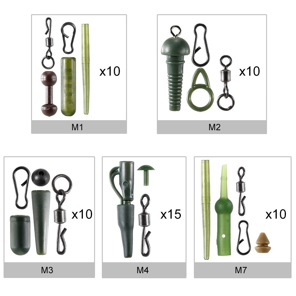 Fishing Accessories Tackle Set Rubber Sleeve Chod Beads Big