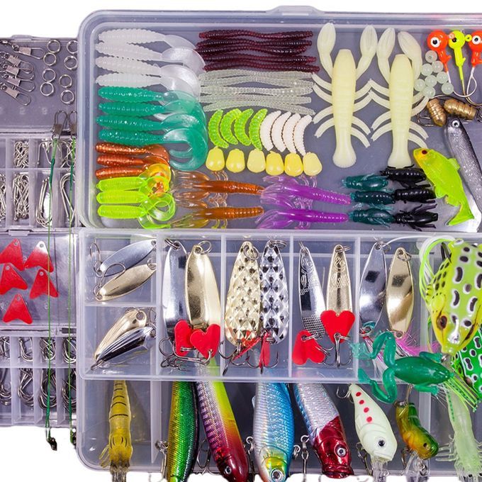 Kit Artificial Baits Accessories Jigs For Carp 234pcs