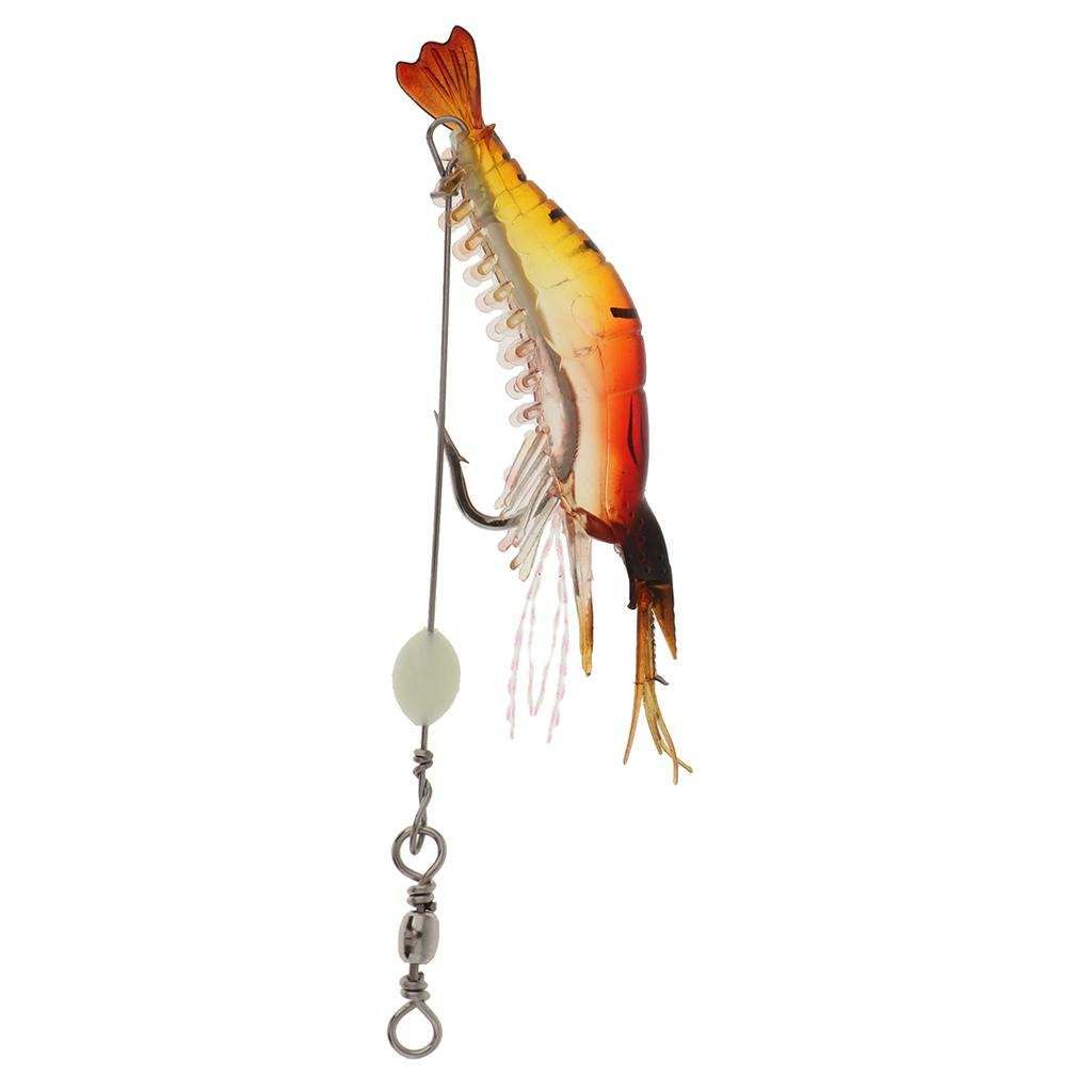 Realistic Soft Baits Red Yellow