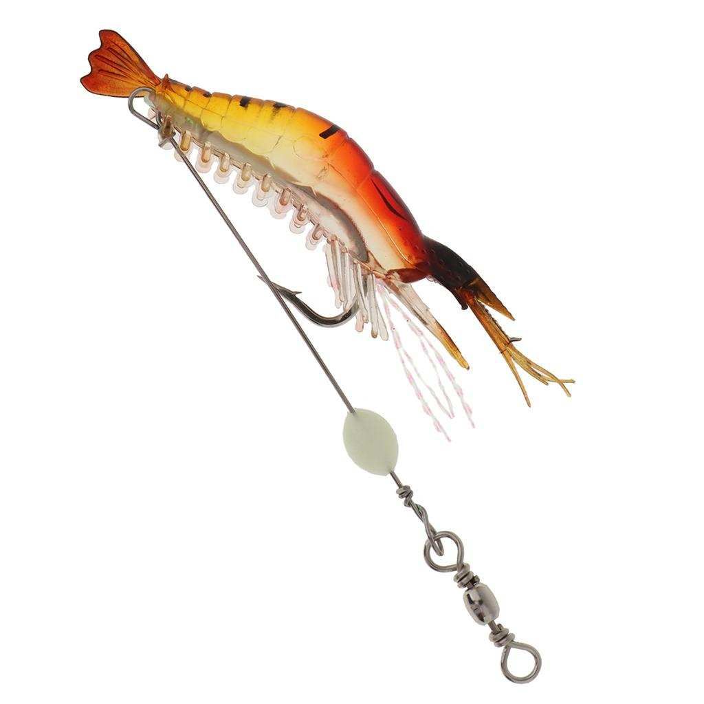 Realistic Soft Baits Red Yellow