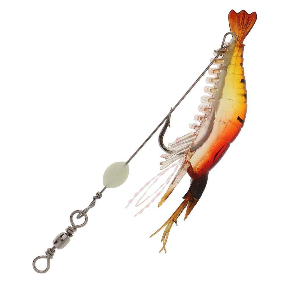 Realistic Soft Baits Red Yellow
