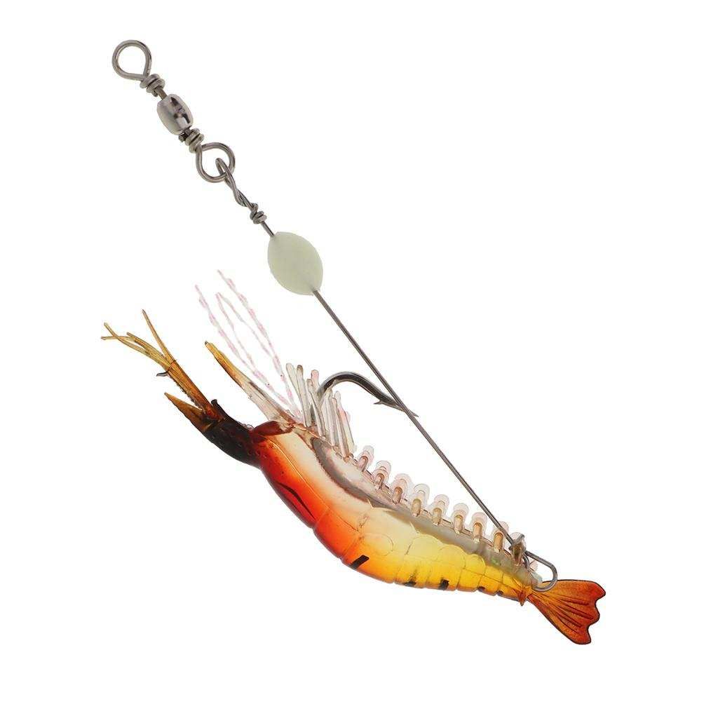 Realistic Soft Baits Red Yellow