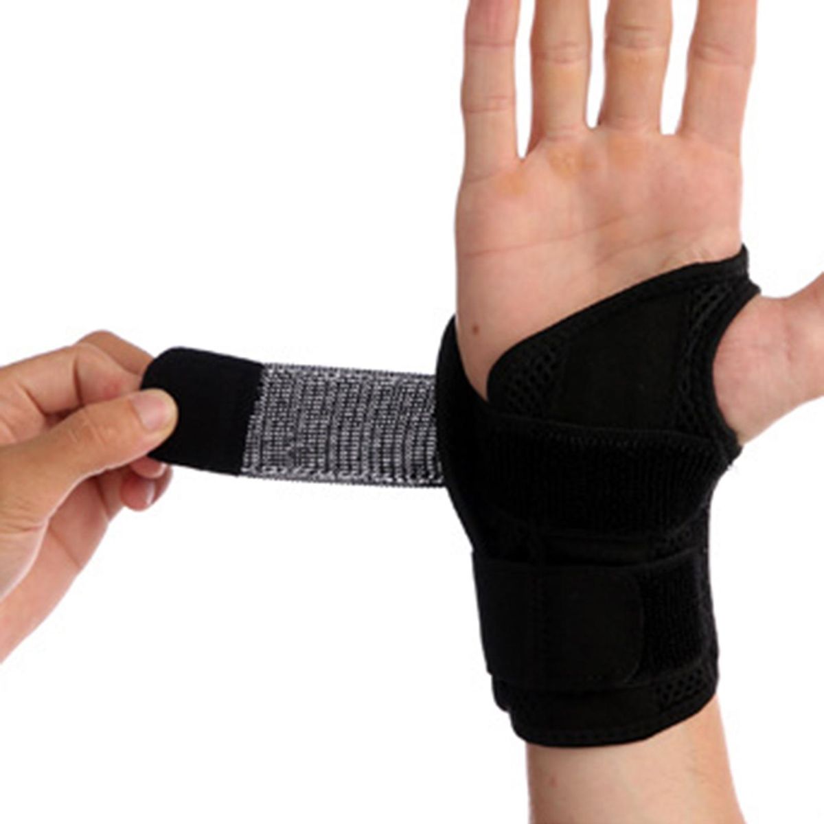 1Pc Wrist Guard Stretchable Sports Wrist Guard Black
