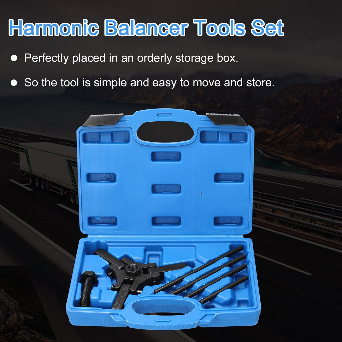 Rustproof Harmonic Balancer Tool Crankshaft Pulley Puller