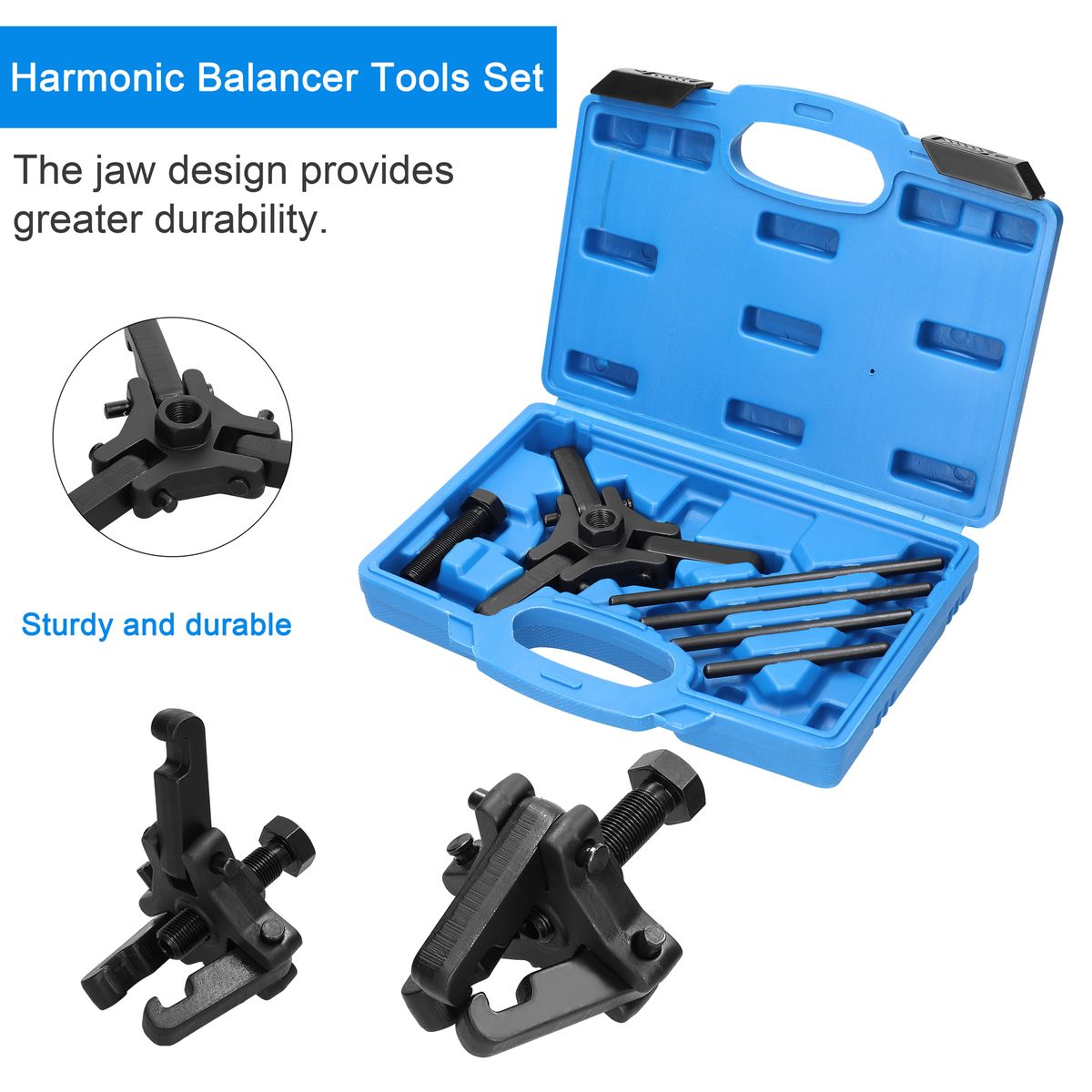 Rustproof Harmonic Balancer Tool Crankshaft Pulley Puller