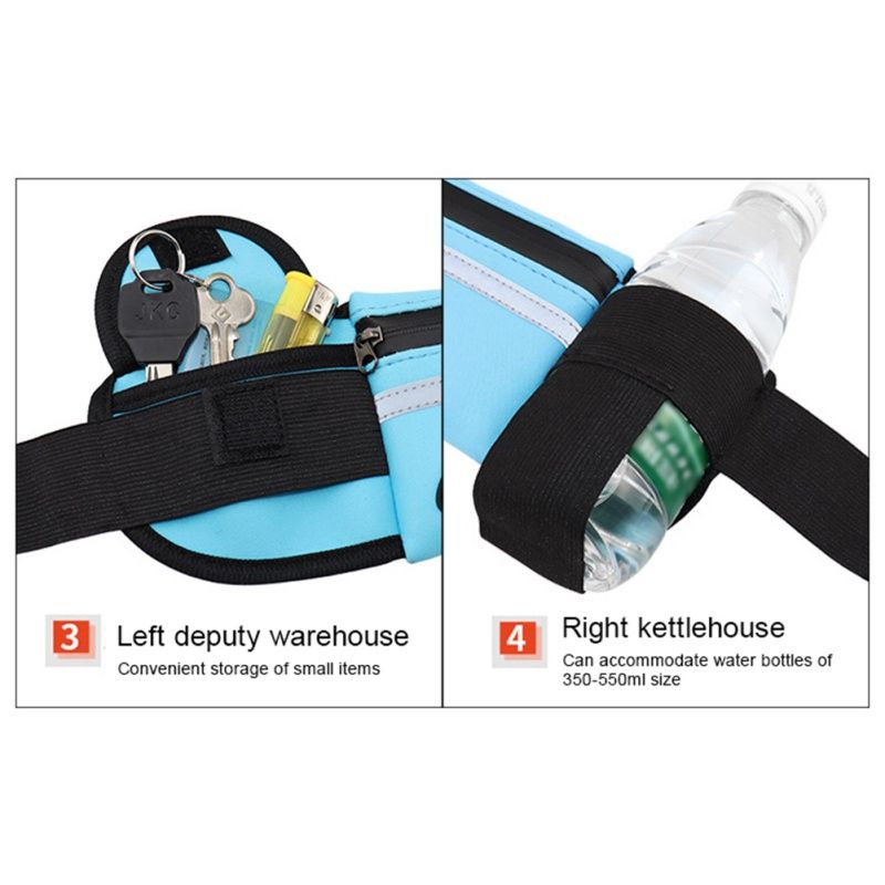 Waterproof Cycling Bag Belt Fanny Waist Pouch Outdoor Gym