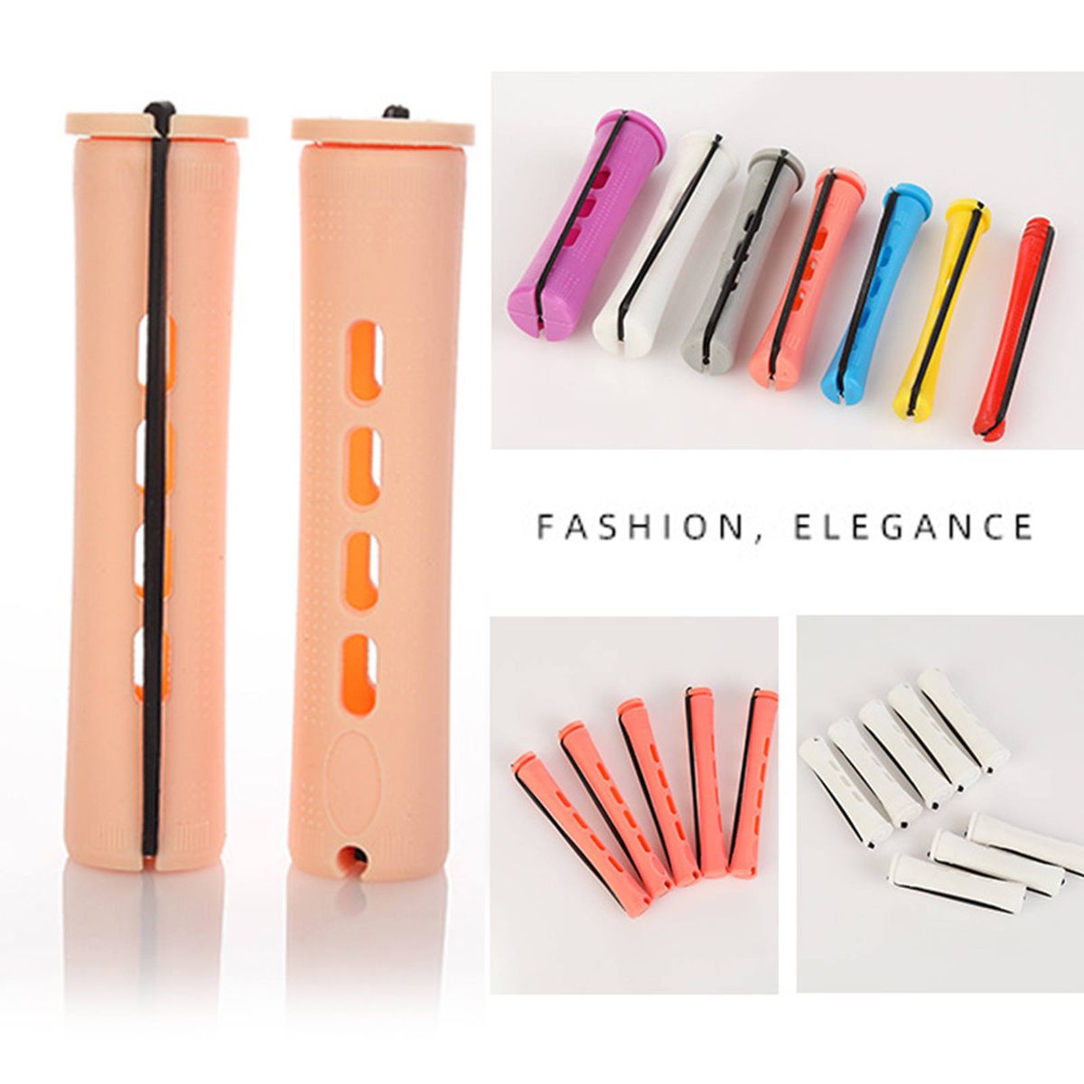 Cold Wave Perm Rods Curling Hair Curly Wavy Rod With 50Pcs 0.7cm