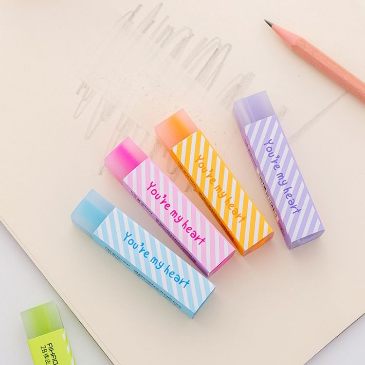 20 PCS Long Love Witing Painting Office Eraser Long Love Eraser
