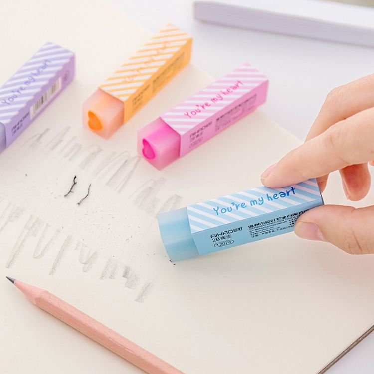 20 PCS Long Love Witing Painting Office Eraser Long Love Eraser