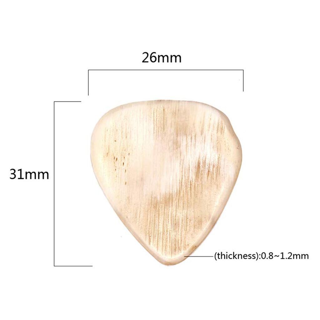 3Pcs Buffalo Horn Guitar Picks For Acoustic / Folk Guitar Accessories