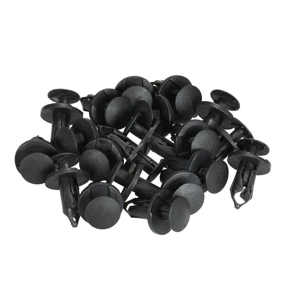 Nylon Bumper Fasteners Fender Rivet Clips 30PCS 8mm Universal Auto Clips & Fastener for Bumper Fender Clips Replacement