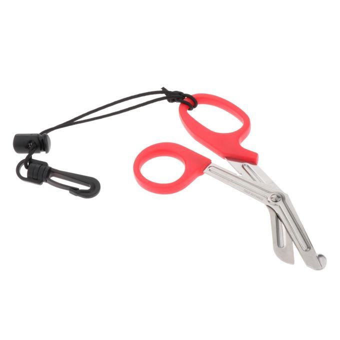 Diving Shears Underwater Escape Multi-function First  Diving Red