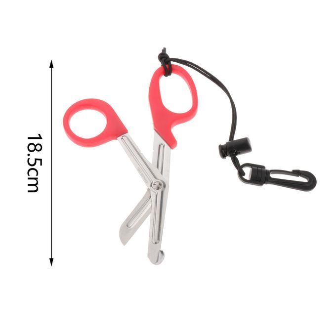 Diving Shears Underwater Escape Multi-function First  Diving Red