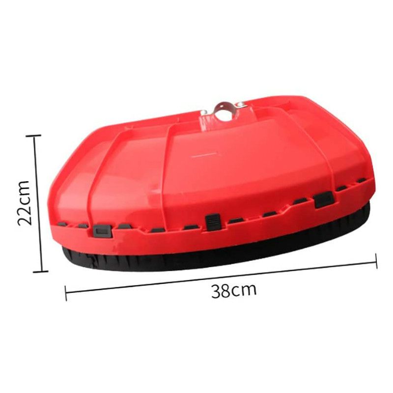 Brush Cutter Guard GrTrimmer Shield Plastic Block Durable Garden Tools Weeder Machine Cover Red For 26 28mm Dia. Shaft