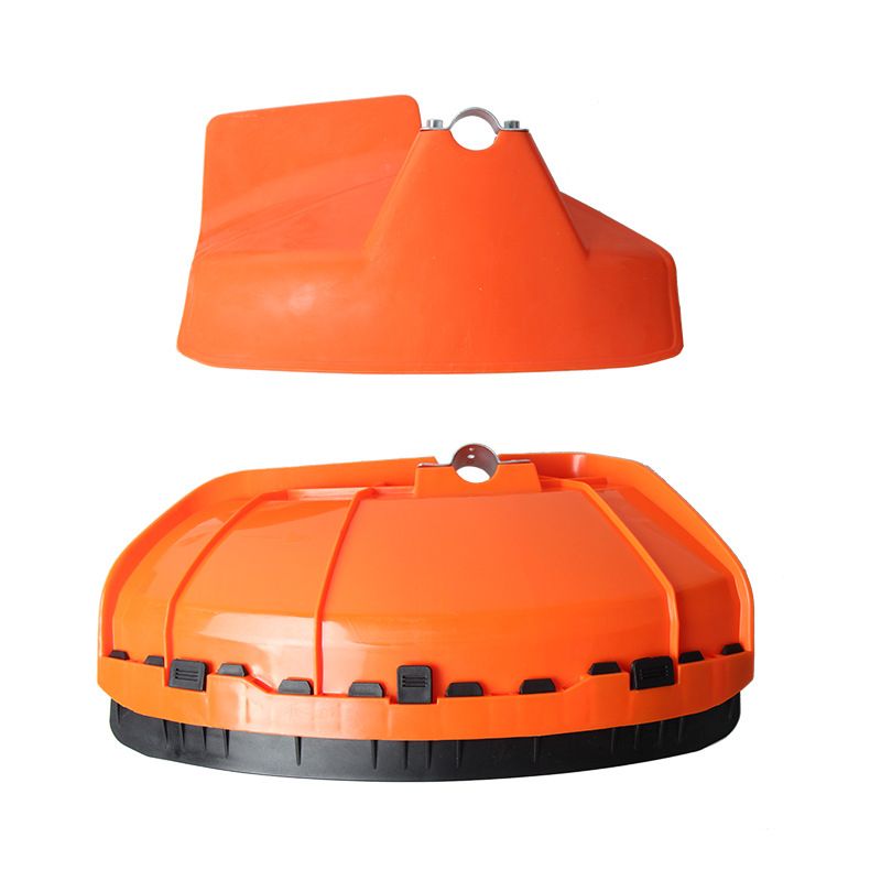 Brush Cutter Guard GrTrimmer Shield Plastic Block Durable Garden Tools Weeder Machine Cover Red For 26 28mm Dia. Shaft
