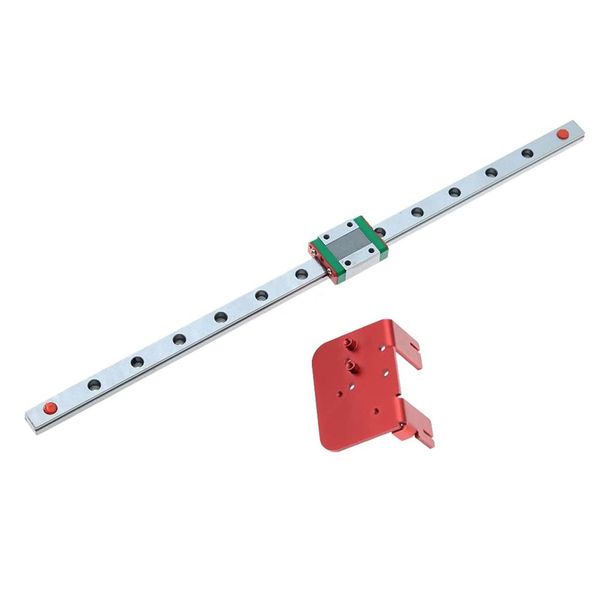 Ender 3 X-axis MGN12C Linear Rail Guide Kit with Fix Plate Mount Bracket for Ender3 Pro /Ender3 3D Printer Upgrades Accessary