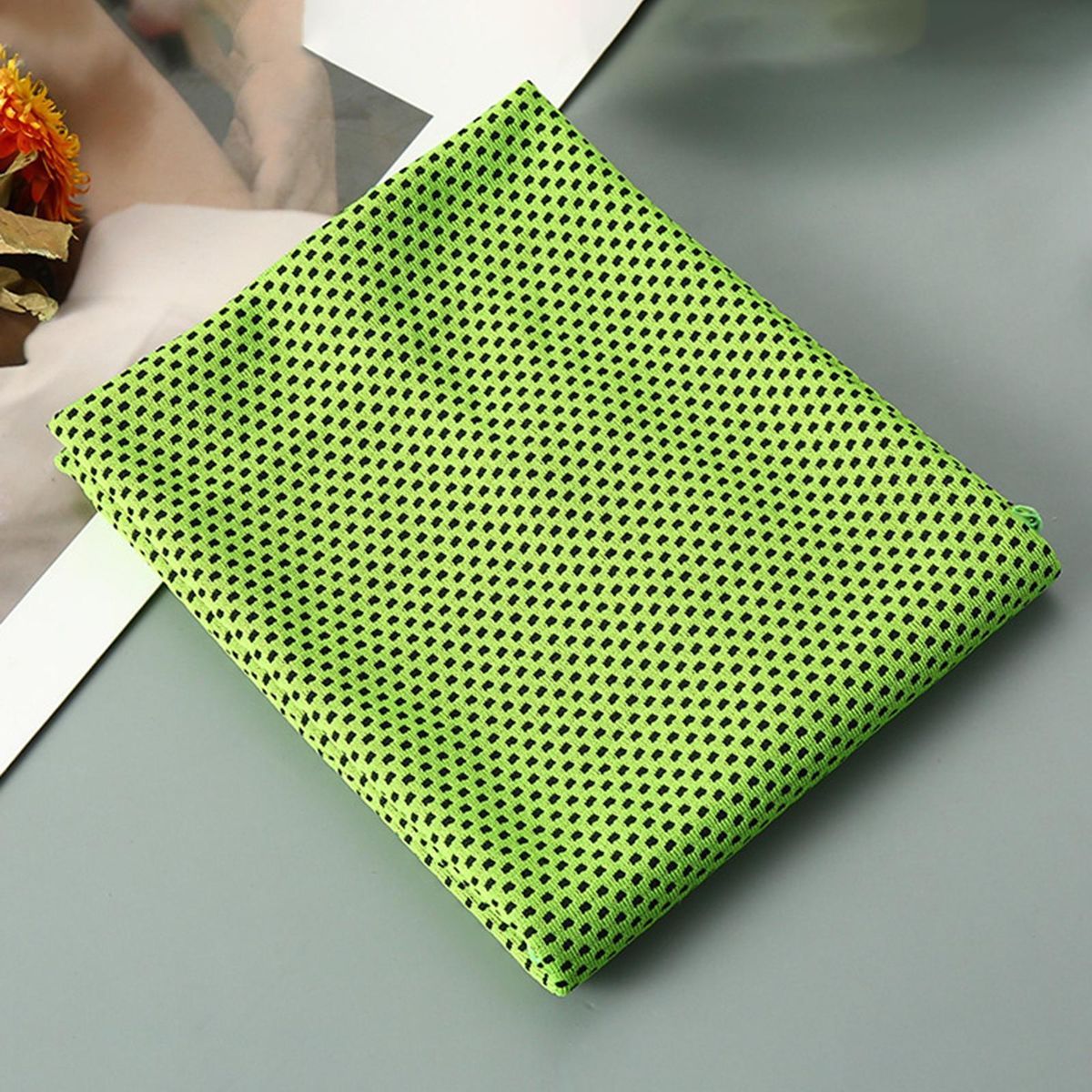Towel Outdoor Sports Cold Feeling Towel Green