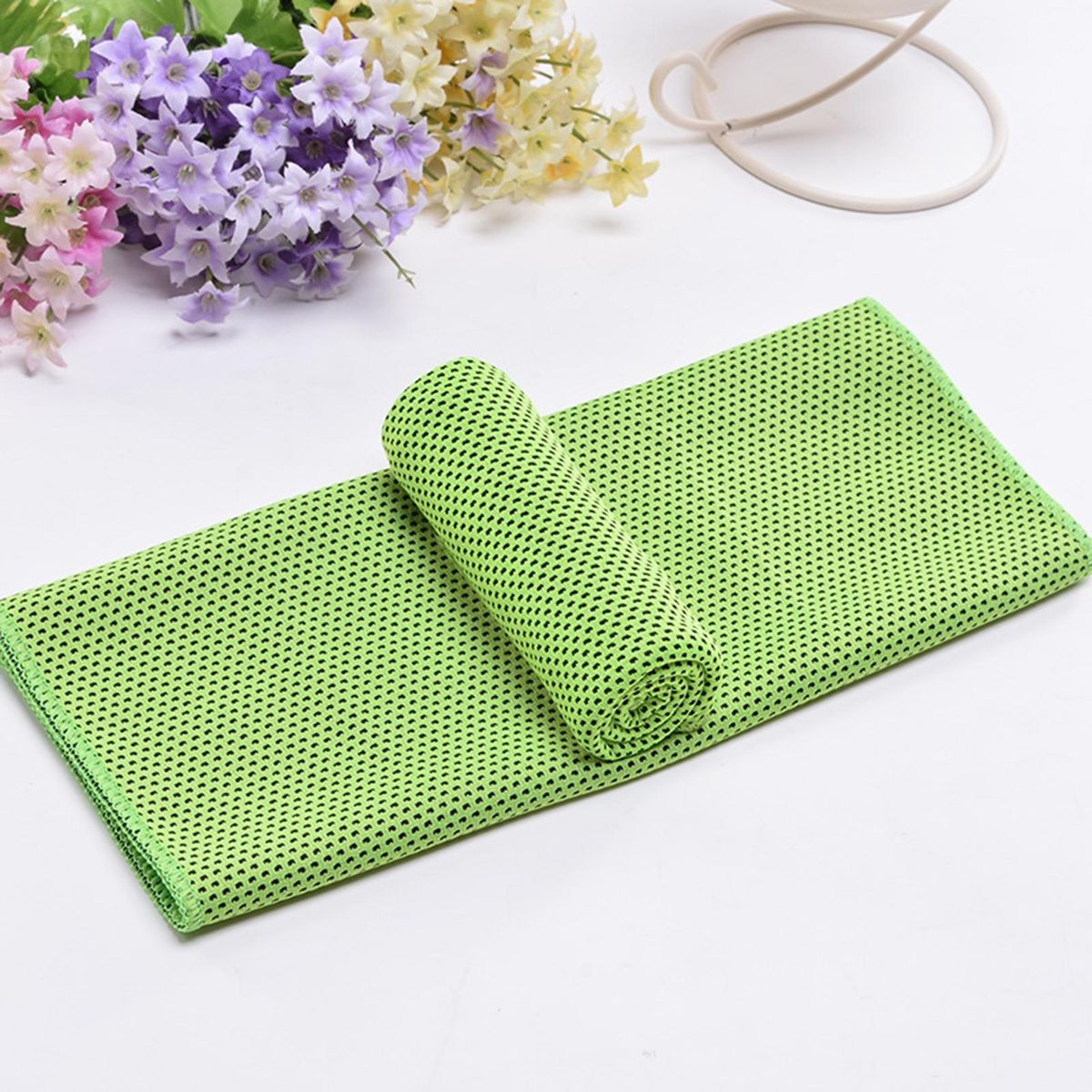Towel Outdoor Sports Cold Feeling Towel Green