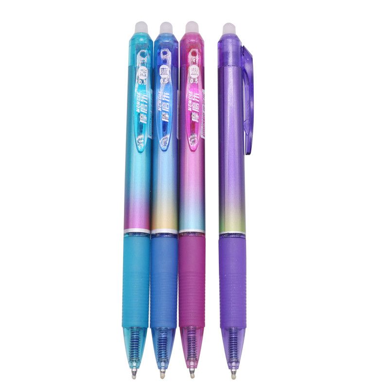 48 Pcs/lot Erasable Refill Ballpoint Pen 0.5mm Bri