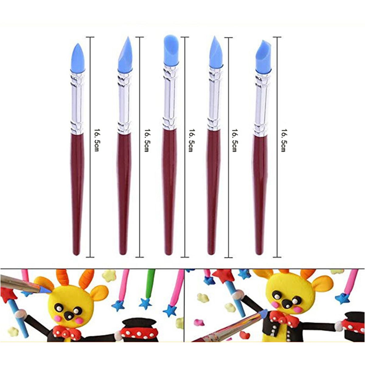 25pcs Polymer Clay Tools Modeling Clay Sculpting Tools Kit