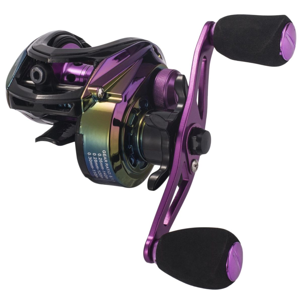 Colorful 19+1 BB Fishing Reel 8.1:1 Baitcasting Fishing Reel Ultra Light Smooth Bait Casting Reel Fishing Reel