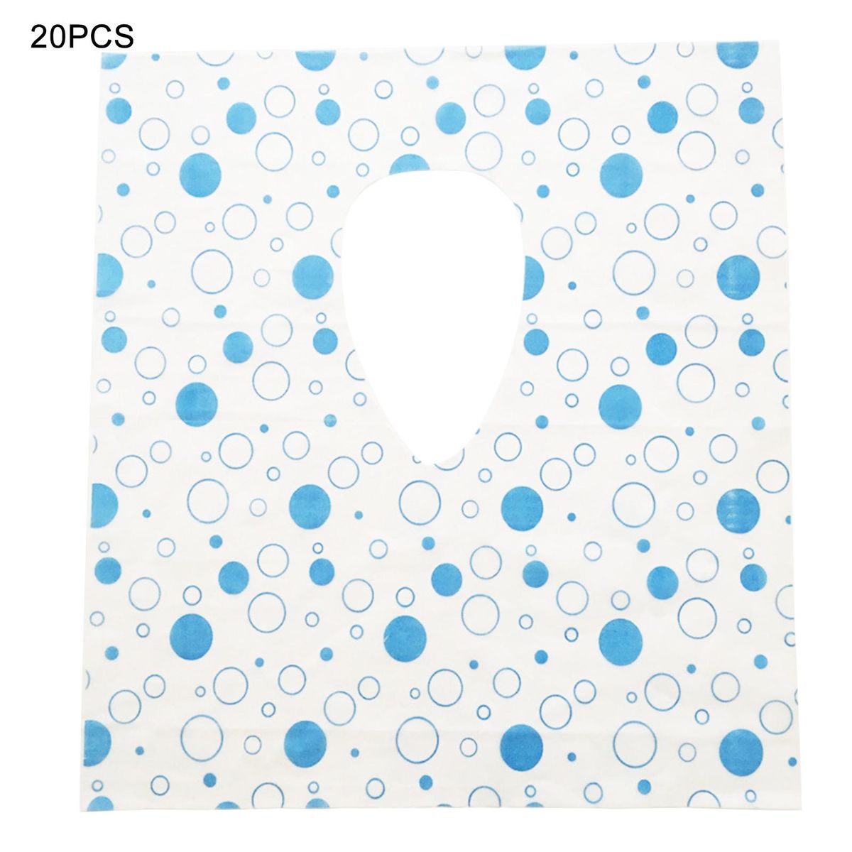 20Pcs Toilet Pad Star Print Disposable Toilet Seat Mat
