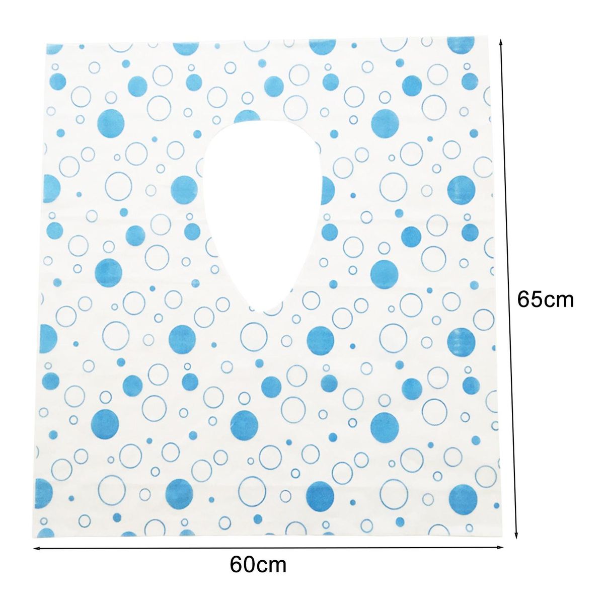 20Pcs Toilet Pad Star Print Disposable Toilet Seat Mat