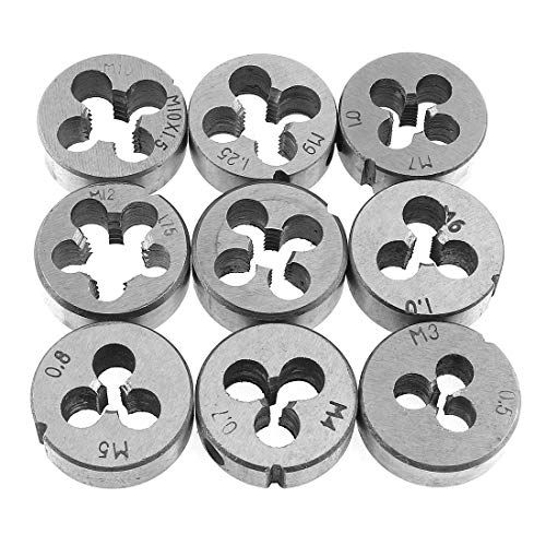 OriGlam 20pcs Alloy Steel SAE Tap And Die Set Metric Standar
